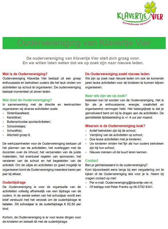 RKBS Klavertje vier